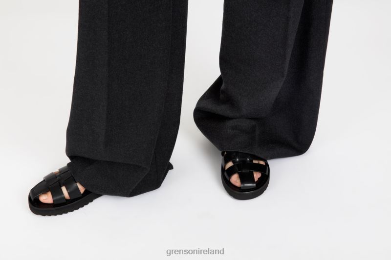 QUEENIE Women Grenson TLJJ8385 Black Sandals