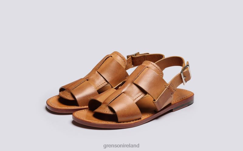 WILLA 3 Women Grenson TLJJ8386 Ginger Burnished Sandals