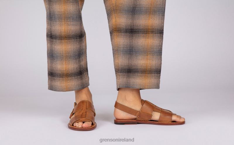 WILLA 3 Women Grenson TLJJ8386 Ginger Burnished Sandals