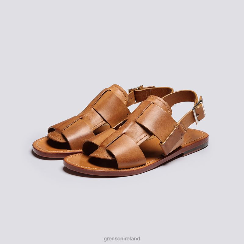 WILLA 3 Women Grenson TLJJ8386 Ginger Burnished Sandals
