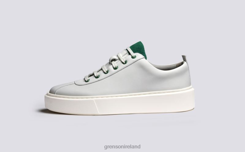 SNEAKER 30 Women Grenson TLJJ8341 White/Green Sneakers
