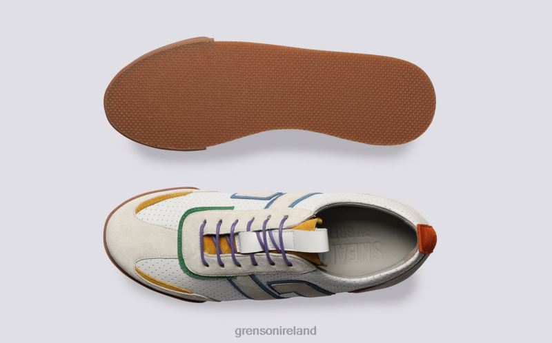 SNEAKER 51 + Women Grenson TLJJ8342 White Multi Sneakers