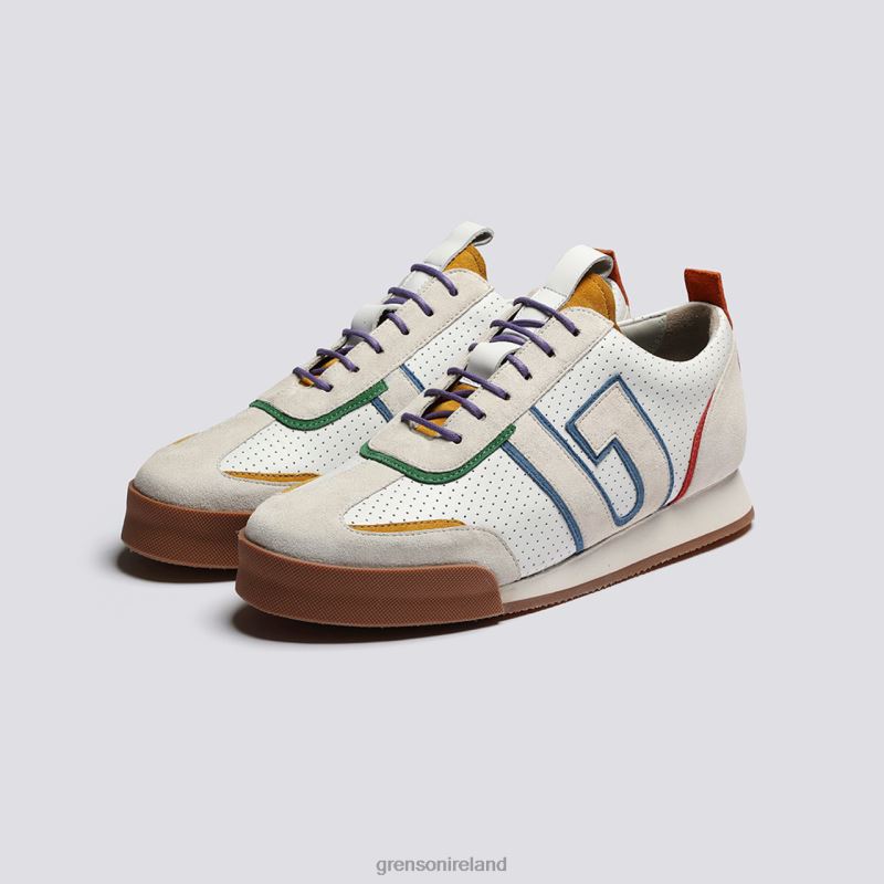 SNEAKER 51 + Women Grenson TLJJ8342 White Multi Sneakers
