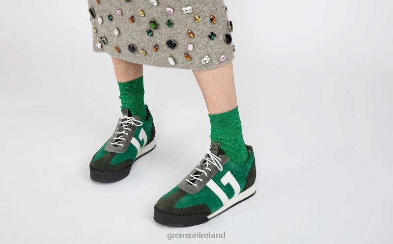 SNEAKER 51 Women Grenson TLJJ8346 Green Multi Sneakers