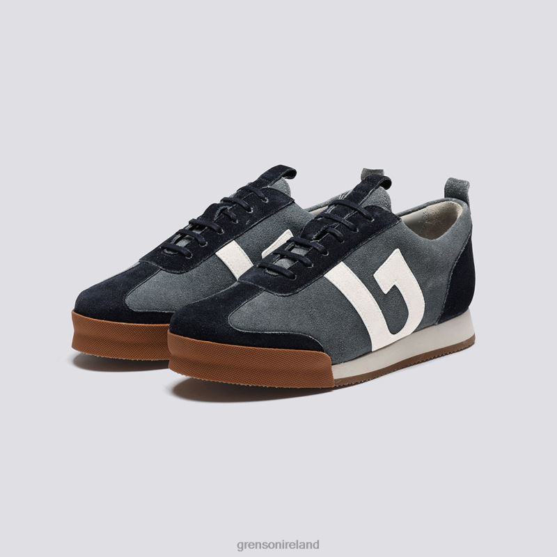 SNEAKER 51 Women Grenson TLJJ8349 Blue Sneakers