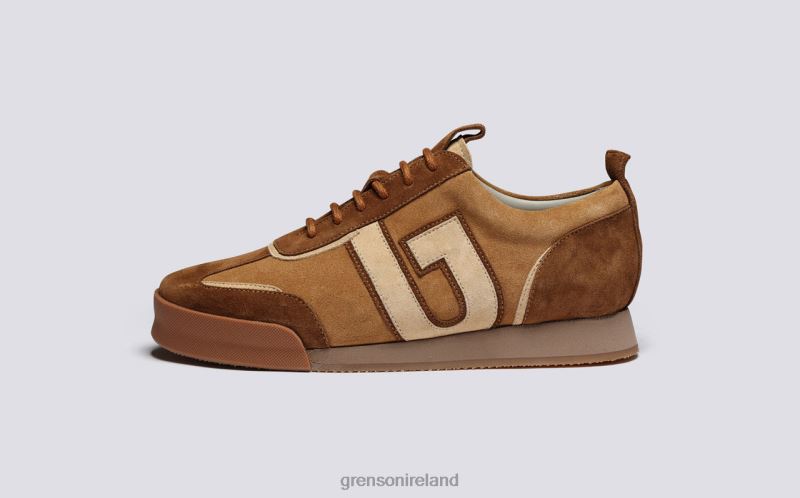 SNEAKER 51 + Women Grenson TLJJ8362 Coffee/Cream Sneakers