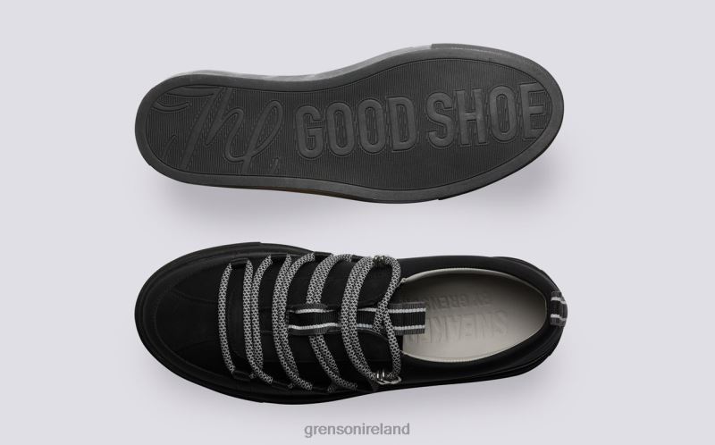 SNEAKER 68 Women Grenson TLJJ8355 Black Sneakers