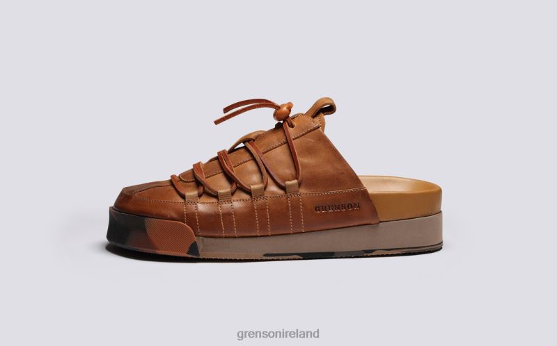 SNEAKER 75 Women Grenson TLJJ8357 Ginger Burnished Sneakers